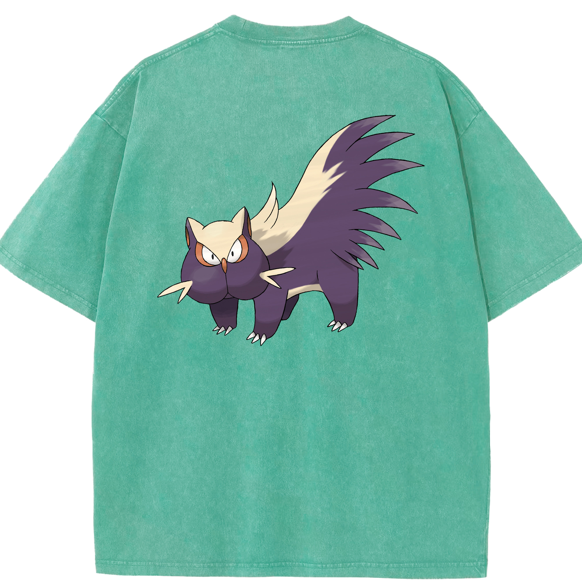（画像用） ポケットモンスター Pokémon 綿100% ヴィンテージ風 半袖Tシャツ（背面プリント）